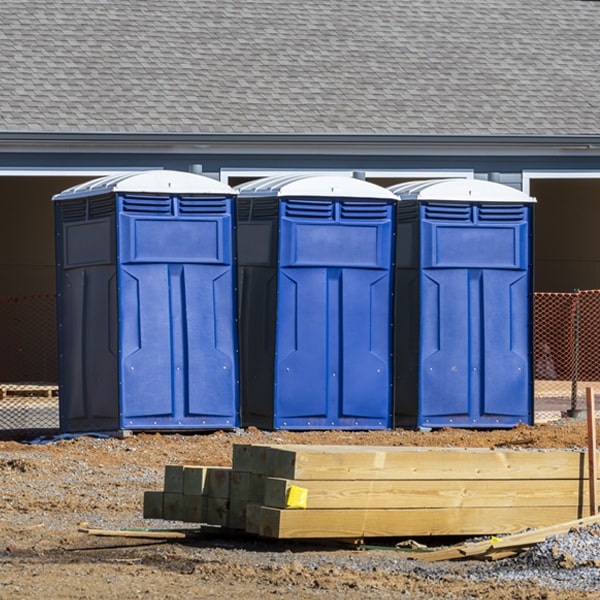 is there a specific order in which to place multiple porta potties in Linwood